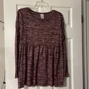 Long sleeve maternity blouse, S